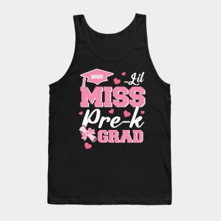 Little Miss Pre-K Grad 2024 Preschool Prek Graduation Gift For Boys Girls Kids Tank Top